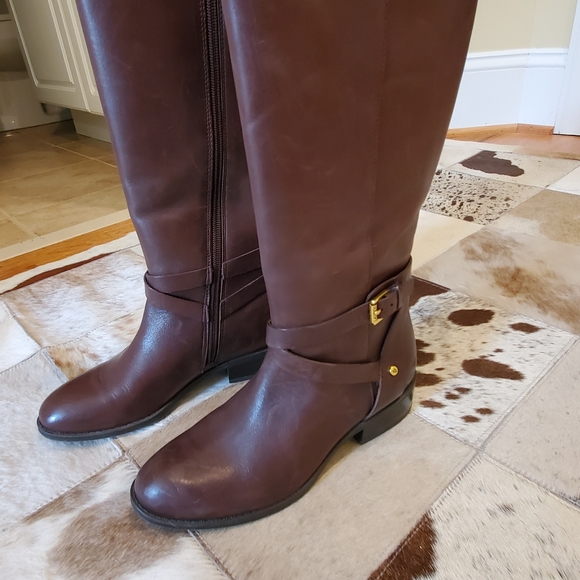 Ralph Lauren Shoes - Ralph Lauren Mariah Wide Calf brown Boots sz 5